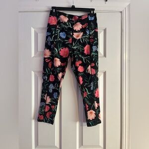 Kate Spade, floral leggings, size medium